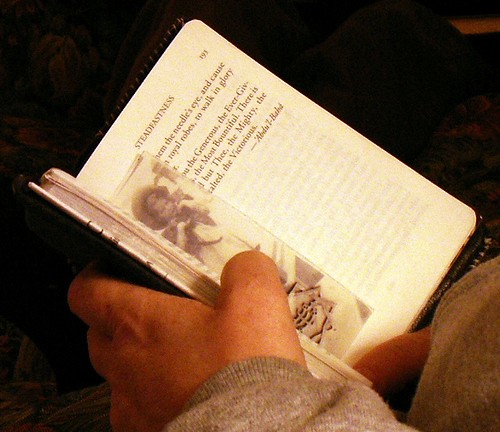 reading prayer book